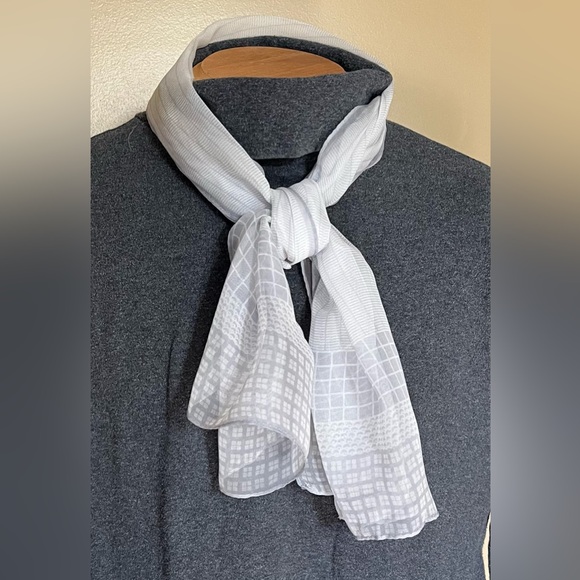 Elegant Soft Gray Scarf. 47